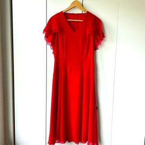 Red Nanette Lepore dress, sz 6